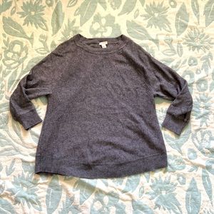 Size Large J. Crew Gray Sweater viscose nylon merino wool